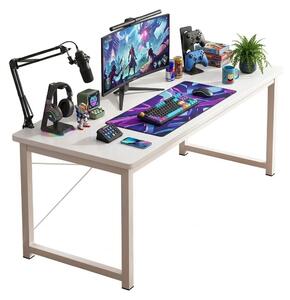 Počítačový Stôl Biely Školský Priemyselný 120 Cm