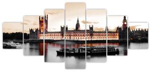 Panorama Londýna - obraz (Obraz 210x100cm)