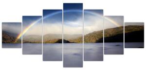 Dúha na oblohe - obraz (Obraz 210x100cm)