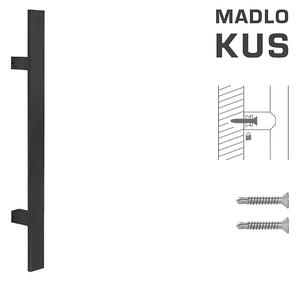 DVERNÉ MADLO MP kód K41S 40x10 mm ST - ks (BS - Čierna matná), Délka 600 mm400 mm40x10 mm, MP BS (čierna mat)
