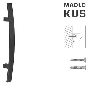 DVERNÉ MADLO MP kód K41C 40x10 mm ST - ks (BS - Čierna matná), Délka 500 mm300 mm40x10 mm, MP BS (čierna mat)