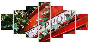 Telefónny automat - obraz (Obraz 210x100cm)