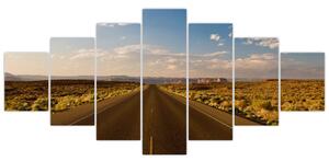 Panorama cesty - obraz (Obraz 210x100cm)