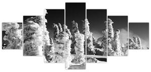 Obraz - zimné hory (Obraz 210x100cm)