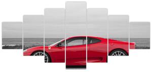 Červené Ferrari - obraz (Obraz 210x100cm)
