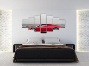 Červené Ferrari - obraz (Obraz 210x100cm)