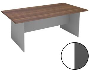 Rokovací stôl PRIMO FLEXI, 2000 x 1000 mm, hranatý, biela/grafitová