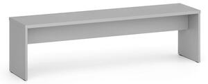 Šatníková lavica, 1500 mm, sivá