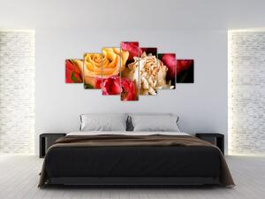 Obraz - kytice kvetov (Obraz 210x100cm)