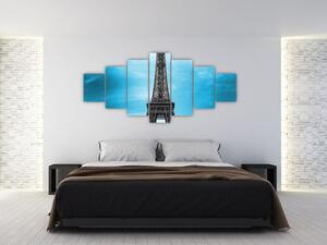 Abstraktný obraz Eiffelovej veže (Obraz 210x100cm)