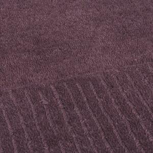 Flair Rugs koberce Kusový ručne tkaný koberec Tuscany Textured Wool Border Purple - 120x170 cm