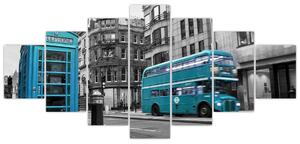 Abstraktný obraz - Londýn (Obraz 210x100cm)