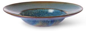 Rustikálne modrý keramický tanier na cestoviny Pasta Chef - Ø 28,5 * 6cm