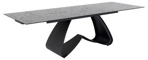 Bellagio rozkladací stôl čierny 180(40+40)x95 cm