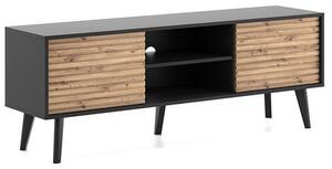 RTV stolík WILLOW 154 - dub artisan + čierna