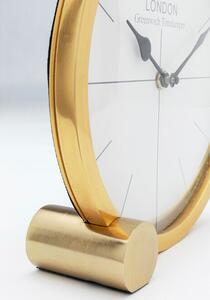 Circle stolové hodiny zlaté 21 cm