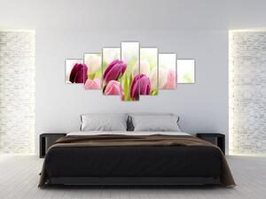 Tulipány, maľby (Obraz 210x100cm)