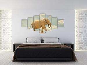 Slon na lane, obraz (Obraz 210x100cm)