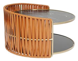 Copper konferenčný stolík Ø86 cm
