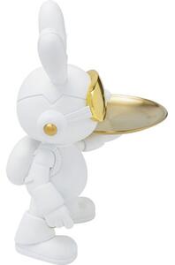 Cool Bunny dekorácia bielo-zlatá 27 cm