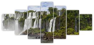 Panorama vodopádov - obrazy (Obraz 210x100cm)