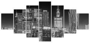 Nočné New York, obrazy (Obraz 210x100cm)