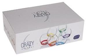 BOHEMIA CRAZY POHÁRE 390ML SADA 6 KS