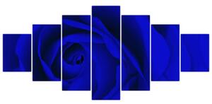 Detail modré ruže - obraz (Obraz 210x100cm)