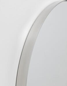 Curvy zrkadlo strieborné Ø60 cm