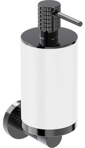 Mexen Triv, nástenný dávkovač mydla, biela/čierny chróm, 250ml, 70A33058-73W