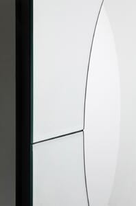 Deja nástenné zrkadlo čierne 80x80 cm