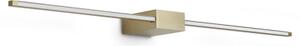 IDEAL LUX 371689 ESSENCE AP SQUARE D075 LUCE DIR. 3000K nástenné svietidlo mosadzné