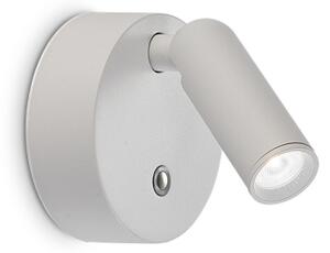 IDEAL LUX 350233 BEAN AP ROUND RECHARGEABLE 3000K nástenné svietidlo biele