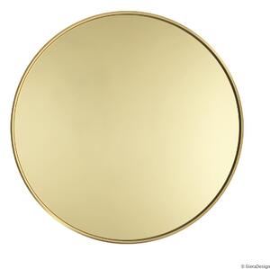 Zrkadlo Scandi Mono Gold Rozmer: Ø 60 cm