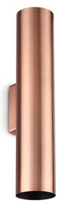 IDEAL LUX 370163 LOOK AP2 ROUND D60 H300 nástenné svietidlo medené