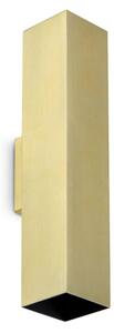 IDEAL LUX 370439 LOOK AP2 SQUARE D60 H300 nástenné svietidlo mosadzné