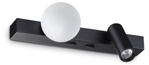 IDEAL LUX 336664 BINOMIO LED AP 3000K nástenné svietidlo čierne