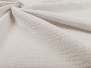 Biante Mušelínové posteľné obliečky Nature MSN-016 Biela káva Jednolôžko 140x200 a 70x90 cm