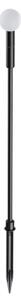 IDEAL LUX 347905 TWIGGY SPHERE PT H65 3000K vonkajšie svietidlo čierne