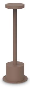 IDEAL LUX 347752 TOFFEE PT D080 H025 3000K vonkajšie svietidlo kávové hnedé