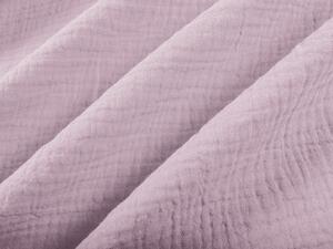 Biante Mušelínová obliečka na vankúš MSN-021 Bledo fialová 50 x 70 cm