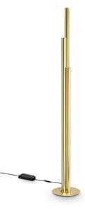 IDEAL LUX 366241 DORICA PT3 3000K stojacia lampa mosadzná