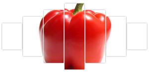 Paprika červená, obraz (Obraz 210x100cm)