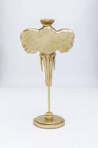 Elephant Head svietnik zlatý 49 cm