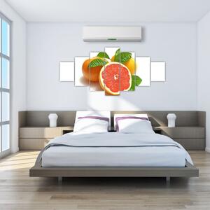 Grapefruit, obraz (Obraz 210x100cm)