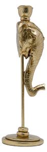 Elephant Head svietnik zlatý 36 cm
