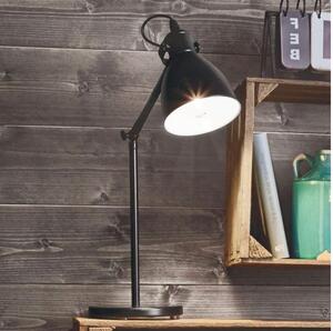 Eglo 55251 - Stolná lampa PRIDDY 1xE27/40W/230V čierna