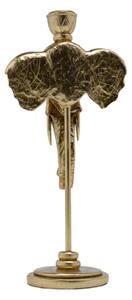 Elephant Head svietnik zlatý 36 cm