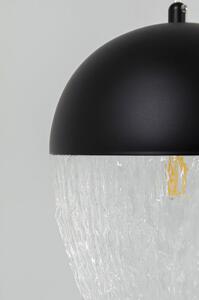 Frozen závesná lampa čierna Ø20 cm
