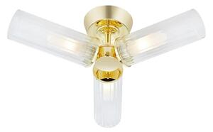 Markslöjd 109238 - Kúpeľňový prisadený luster RIMINI 3xG9/20W/230V IP44 mosadz